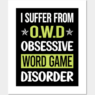 Obsessive Love Word Games Posters and Art